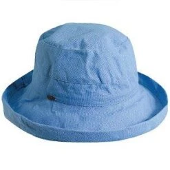 Bliss - Scala LC484 White Cotton Medium Brim Bretton Bucket Hat -Bailey Store scala bretton blue one size fits most bliss scala lc484 white cotton medium brim bretton bucket hat hat 16556512477324