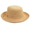 Cross Country - Scala L551OS Tea Packable/Crushable Raffia Straw Bucket Hat