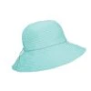 Scala La Vita White Ribbon Cotton Bucket Hat