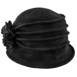 Charlotte - Scala LW497 Taupe Knit Wool Cloche Hat W/ Side Flower 26 Charlotte - Scala LW497 Taupe Knit Wool Cloche Hat W/ Side Flower -Bailey Store scala cloche charlotte scala lw497 taupe knit wool cloche hat w side flower hat 16524323684492