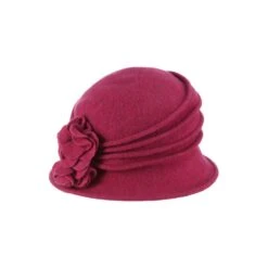 Charlotte - Scala LW497 Taupe Knit Wool Cloche Hat W/ Side Flower 36 Charlotte - Scala LW497 Taupe Knit Wool Cloche Hat W/ Side Flower -Bailey Store scala cloche charlotte scala lw497 taupe knit wool cloche hat w side flower hat 16598594683020