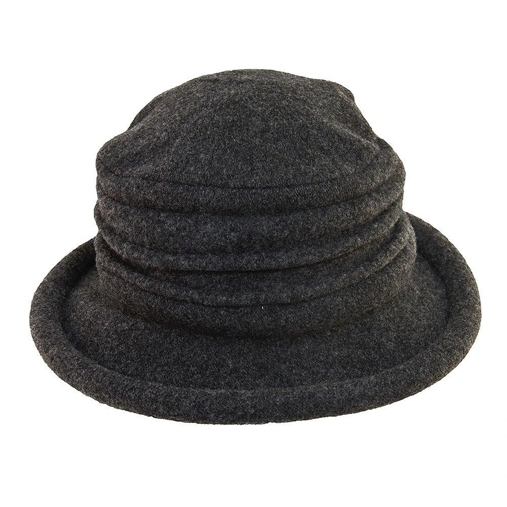 Genevra - Scala LW399 Walnut Crushable Boiled Wool Cloche Hat 4 Genevra - Scala LW399 Walnut Crushable Boiled Wool Cloche Hat - Image 4