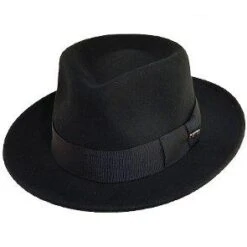 Scala Capone - Crushable Wool Felt Fedora Hat