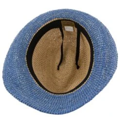 Manu - Scala LR687 Tea Crocheted Raffia Straw Fedora Hat -Bailey Store scala fedora manu scala lr687 tea crocheted raffia straw fedora hat hat 16712344535180