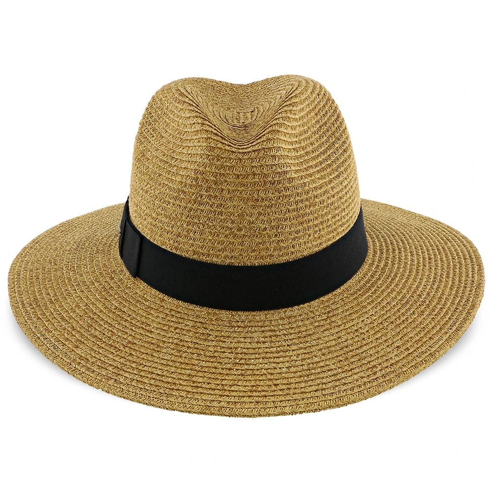 Sunnydale - Scala Toast Paper Braid Big Brim Fedora 3 Sunnydale - Scala Toast Paper Braid Big Brim Fedora - Image 3