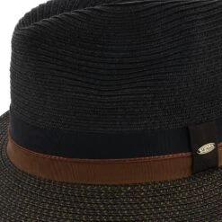 The City - Scala Black Paper Braid Fedora Hat -Bailey Store scala fedora the city scala black paper braid fedora hat hat 16524449349772