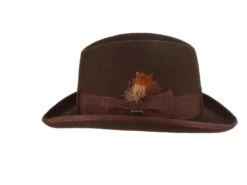 Dashing - Scala WF545 Wool Felt Homburg Hat -Bailey Store scala homburg dashing scala wf545 wool felt homburg hat hat 17331356500108