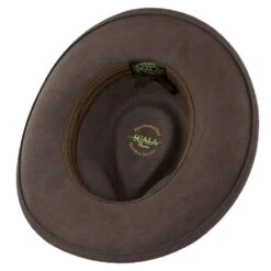 Darwin - Scala DF6 Pecan Crushable Wool Felt Outback Hat -Bailey Store scala outback darwin scala df6 pecan crushable wool felt outback hat hat 16524312674444