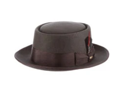 Legato - Scala WF509 Black Wool Felt Porkpie Hat -Bailey Store scala porkpie legato scala wf509 black wool felt porkpie hat hat 17331293847692