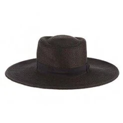 Optimist - Scala LP237 Toast Paper Braid Boater Hat -Bailey Store scala wide brim black one size fits most optimist scala lp237 toast paper braid boater hat hat 16556540493964