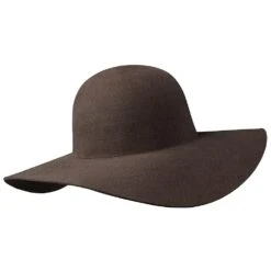 Cocoa - Scala LF41 Chocolate Wool Felt Floppy Wide Brim Hat -Bailey Store scala wide brim cocoa scala lf41 chocolate wool felt floppy wide brim hat hat 16524318900364