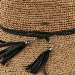 Seychelles - LR683OS - Scala Crocheted Raffia Natural Tea Safari Hat -Bailey Store scala wide brim seychelles lr683os scala crocheted raffia natural tea safari hat hat 16709938839692