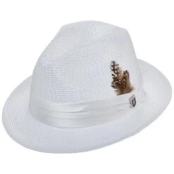 Stacy Adams Dublin Poly Braid Straw Fedora Hat -Bailey Store stacy adams fedora dublin stacy adams poly braid fedora hat hat 16524899811468