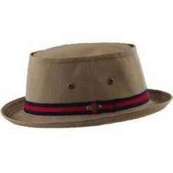 Baklava - Stetson Fairway Khaki Cotton Blend Bucket Hat - STC170