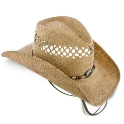 Stoney Creek - Stetson Natural/Brown Stained Raffia Straw Cowboy Hat - SSSTCR -Bailey Store stetson cowboy stoney creek stetson natural brown stained raffia straw cowboy hat ssstcr hat 16524429426828