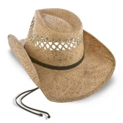 Stoney Creek - Stetson Natural/Brown Stained Raffia Straw Cowboy Hat - SSSTCR -Bailey Store stetson cowboy stoney creek stetson natural brown stained raffia straw cowboy hat ssstcr hat 16524429492364
