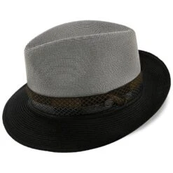Andover - Stetson Milan Straw Fedora Hat - TSANDV -Bailey Store stetson fedora andover stetson milan straw fedora hat tsandv hat 16524252840076