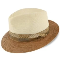 Andover - Stetson Milan Straw Fedora Hat - TSANDV -Bailey Store stetson fedora andover stetson milan straw fedora hat tsandv hat 16524252872844