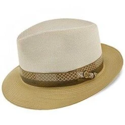 Andover - Stetson Milan Straw Fedora Hat - TSANDV