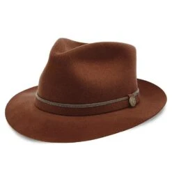 Belfast - Stetson Fur Felt Fedora Hat - TWBLFS -Bailey Store stetson fedora belfast stetson fur felt fedora hat twblfs hat 16524261687436