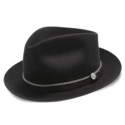 Belfast - Stetson Fur Felt Fedora Hat - TWBLFS -Bailey Store stetson fedora belfast stetson fur felt fedora hat twblfs hat 16524261752972