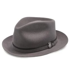 Belfast - Stetson Fur Felt Fedora Hat - TWBLFS -Bailey Store stetson fedora belfast stetson fur felt fedora hat twblfs hat 16524261785740