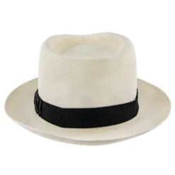 Benchmark 150th - Stetson Grade 20 Panama Fedora Hat - TSBNCM -Bailey Store stetson fedora benchmark 150th stetson grade 20 panama fedora hat tsbncm hat 16524256477324
