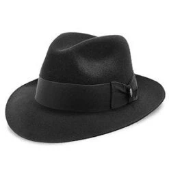 Front Page 16 Temple - Stetson Fur Felt Fedora Hat - TFTMPL
