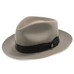 Bogie - Stetson Fur Felt Fedora Hat -Bailey Store stetson fedora bogie stetson fur felt fedora hat hat 16524541395084
