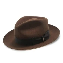 Bogie - Stetson Fur Felt Fedora Hat -Bailey Store stetson fedora bogie stetson fur felt fedora hat hat 16524541427852