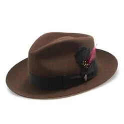 Bogie - Stetson Fur Felt Fedora Hat -Bailey Store stetson fedora bogie stetson fur felt fedora hat hat 16524542312588