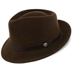 Stetson Prof Wool Felt Fedora Hat - TWPROF -Bailey Store stetson fedora brown large stetson prof wool felt fedora hat twprof hat 16556505301132