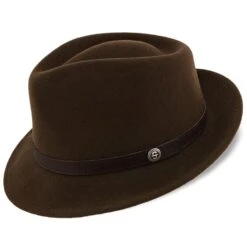 Stetson Prof Wool Felt Fedora Hat - TWPROF -Bailey Store stetson fedora brown small stetson prof wool felt fedora hat twprof hat 16710173982860