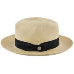Center Dent - Stetson Panama Straw Fedora Hat - TSCDNTK -Bailey Store stetson fedora center dent stetson panama straw fedora hat tscdntk hat 16524256968844