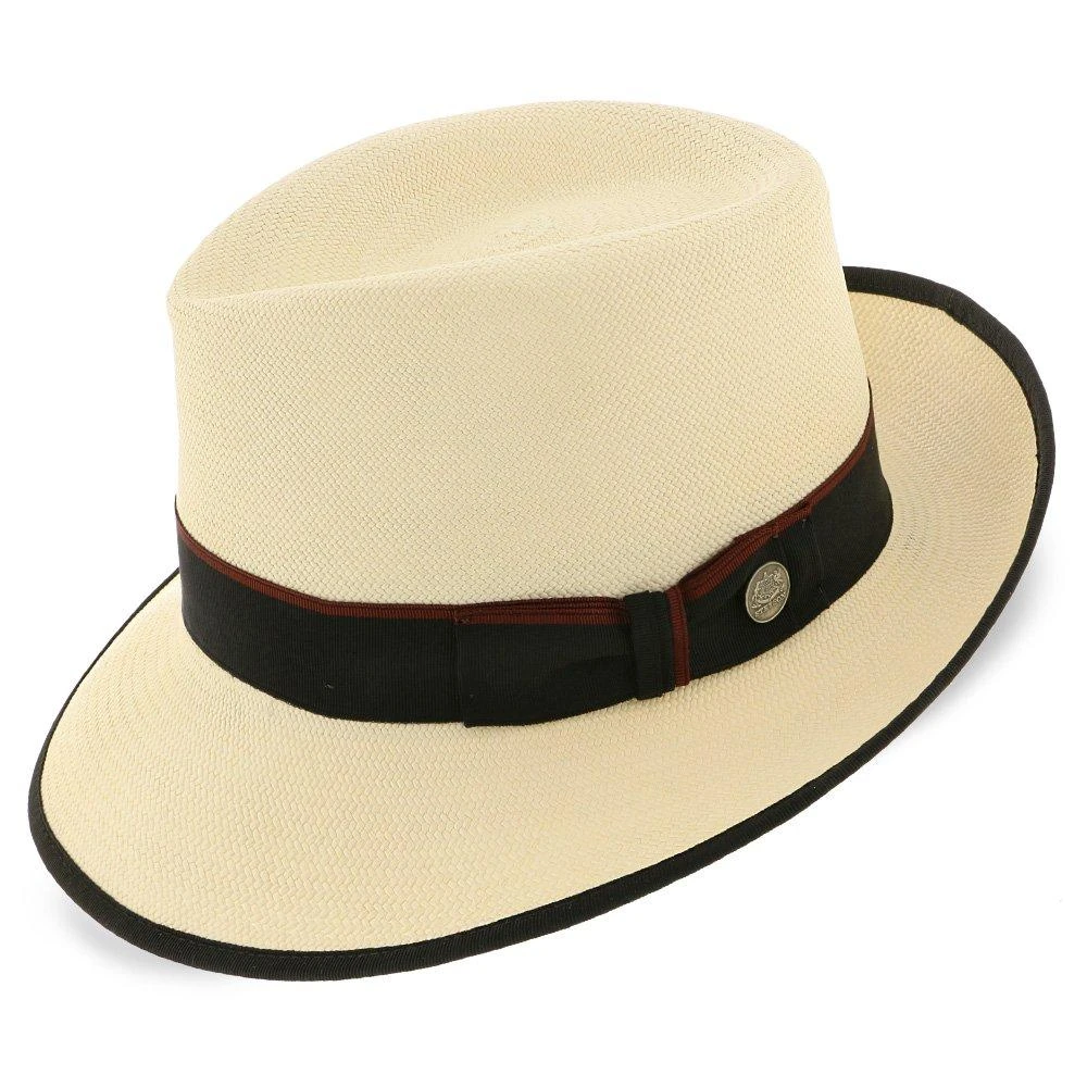 St Tropez - Stetson Grade 20 Panama Straw Fedora Hat 2 St Tropez - Stetson Grade 20 Panama Straw Fedora Hat - Image 2