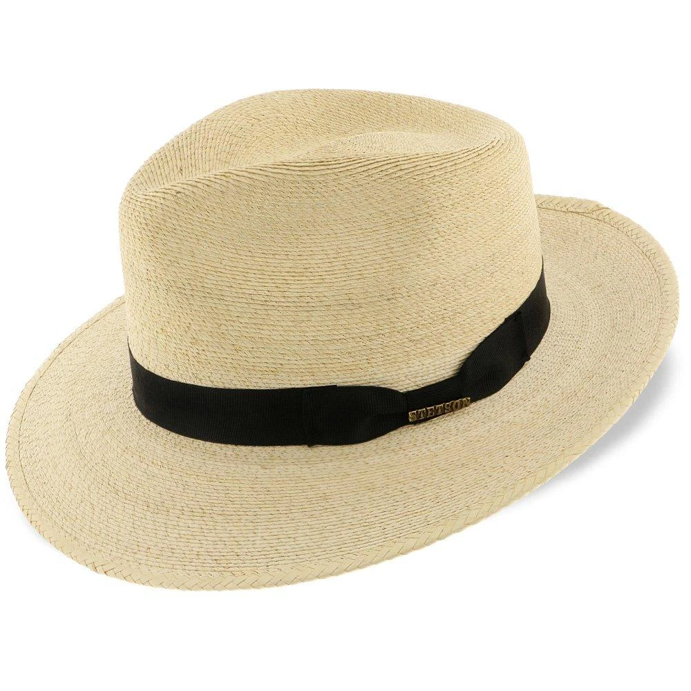 Rushmore - Stetson Palm Straw Fedora Hat 2 Rushmore - Stetson Palm Straw Fedora Hat - Image 2