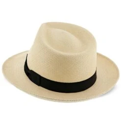 Retro Panama - Stetson Genuine Panama Fedora Hat - TSRTRO -Bailey Store stetson fedora retro panama stetson genuine panama fedora hat tsrtro hat 16524260409484