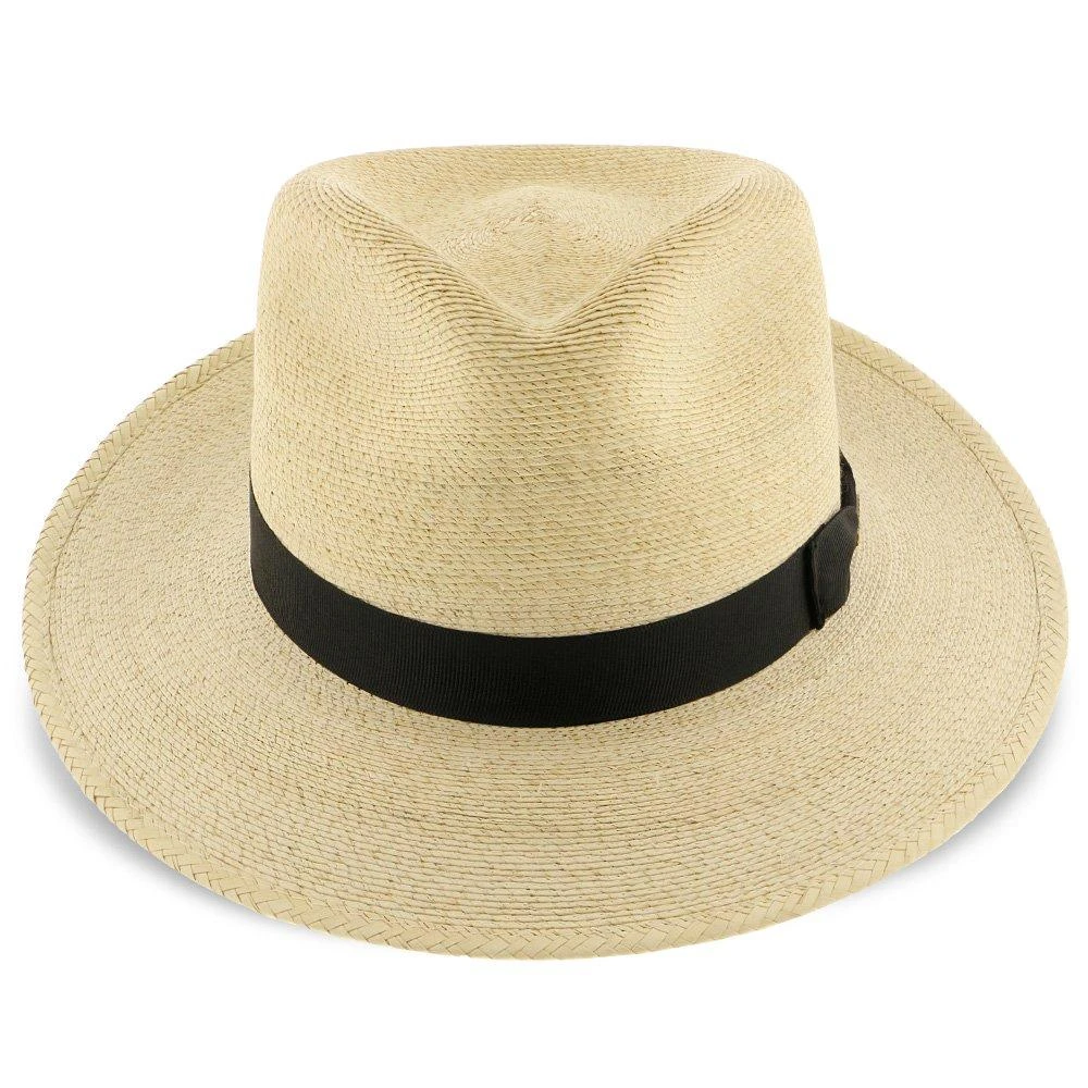 Rushmore - Stetson Palm Straw Fedora Hat 3 Rushmore - Stetson Palm Straw Fedora Hat - Image 3