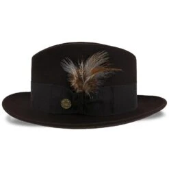 Saxon - Stetson Fur Felt Fedora Hat - TFSAXN -Bailey Store stetson fedora saxon stetson fur felt fedora hat tfsaxn hat 16524233441420