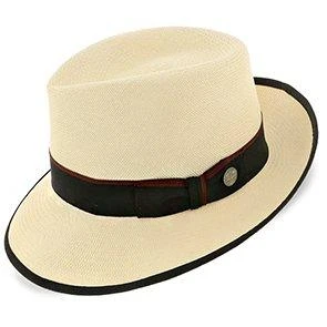 St Tropez - Stetson Grade 20 Panama Straw Fedora Hat 1 St Tropez - Stetson Grade 20 Panama Straw Fedora Hat