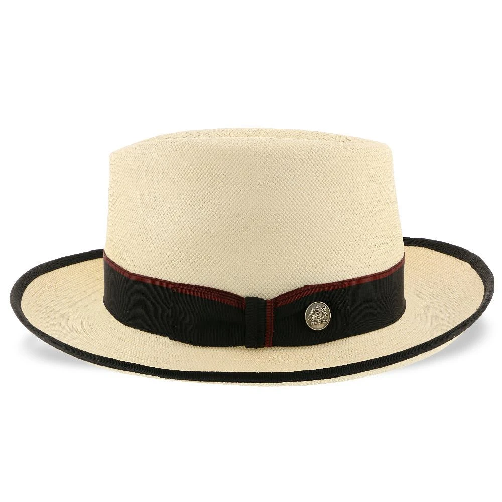 St Tropez - Stetson Grade 20 Panama Straw Fedora Hat 4 St Tropez - Stetson Grade 20 Panama Straw Fedora Hat - Image 4