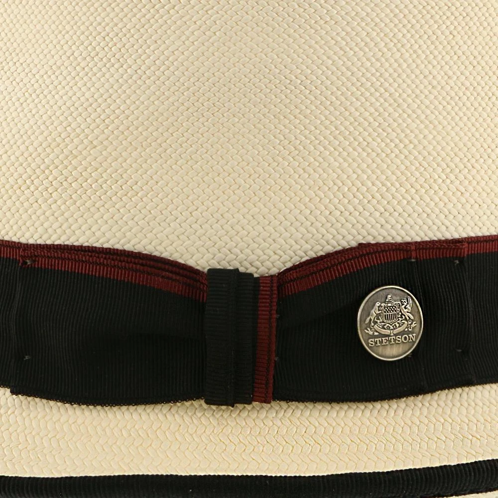 St Tropez - Stetson Grade 20 Panama Straw Fedora Hat 7 St Tropez - Stetson Grade 20 Panama Straw Fedora Hat - Image 7