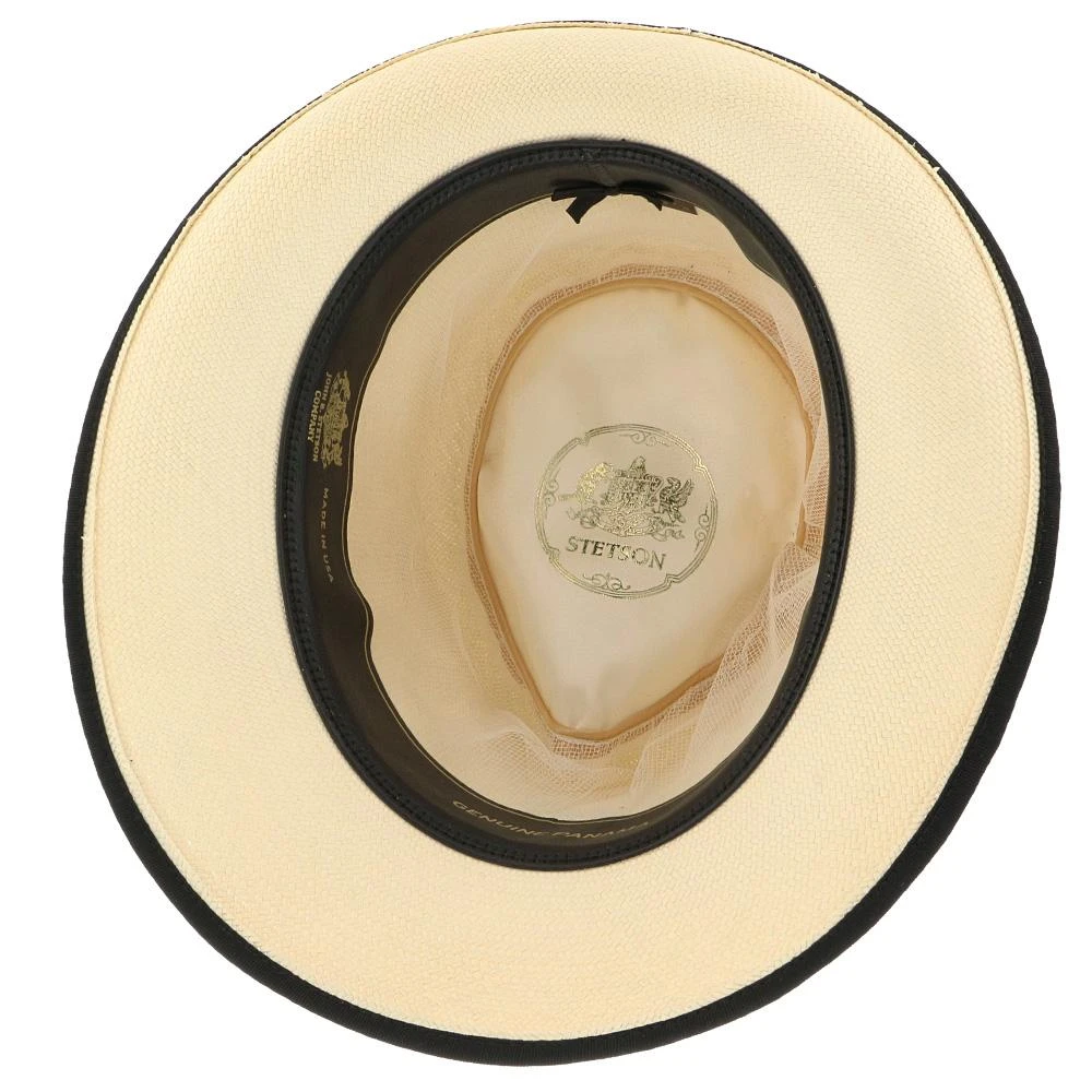 St Tropez - Stetson Grade 20 Panama Straw Fedora Hat 8 St Tropez - Stetson Grade 20 Panama Straw Fedora Hat - Image 8