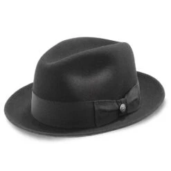 Stetson Frederick Wool Felt - TWFRDK -Bailey Store stetson fedora stetson frederick wool felt fedora hat twfrdk hat 16710354534540