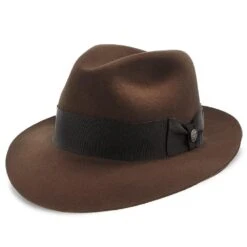 Temple - Stetson Fur Felt Fedora Hat - TFTMPL -Bailey Store stetson fedora temple stetson fur felt fedora hat tftmpl hat 16524243042444