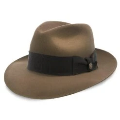 Temple - Stetson Fur Felt Fedora Hat - TFTMPL -Bailey Store stetson fedora temple stetson fur felt fedora hat tftmpl hat 16524243140748