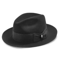 Temple - Stetson Fur Felt Fedora Hat - TFTMPL -Bailey Store stetson fedora temple stetson fur felt fedora hat tftmpl hat 16524243173516