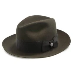 Temple - Stetson Fur Felt Fedora Hat - TFTMPL -Bailey Store stetson fedora temple stetson fur felt fedora hat tftmpl hat 16524243927180
