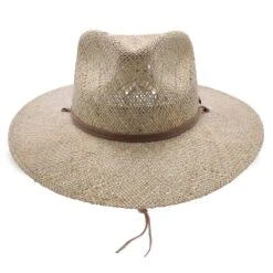 Stetson Terrace Outdoor Vented Seagrass Straw Fedora Hat -Bailey Store stetson fedora terrace stetson outdoor vented seagrass fedora hat hat 16524863242380