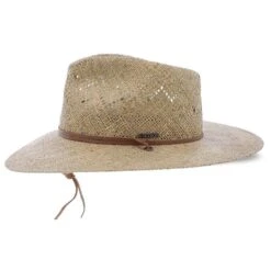 Stetson Terrace Outdoor Vented Seagrass Straw Fedora Hat -Bailey Store stetson fedora terrace stetson outdoor vented seagrass fedora hat hat 16524863275148